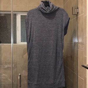 Grey sweater dress with two sided zipper Size M